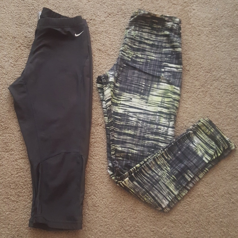 Marika workout pant and Nike capri bundle